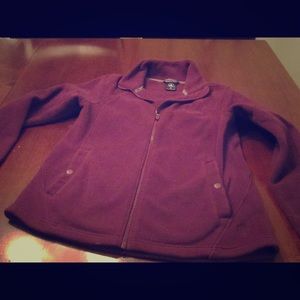 Lands End purple fleece